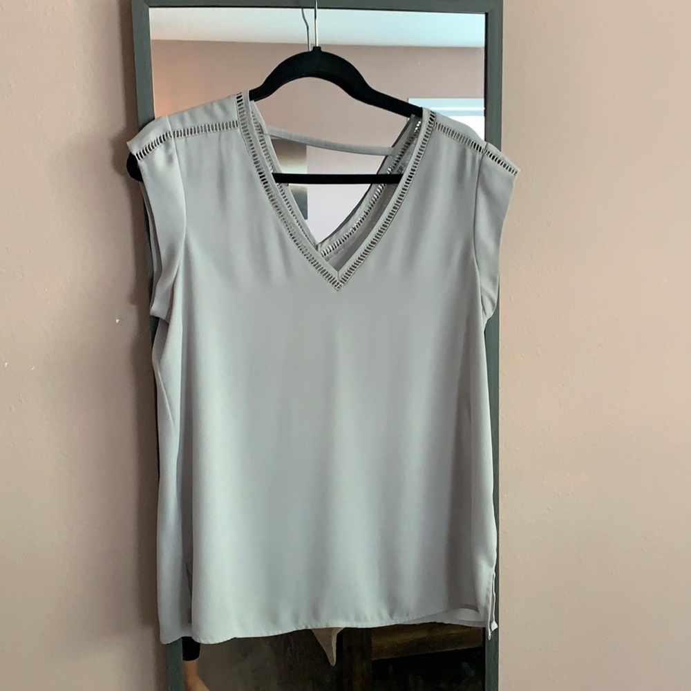 Gray blouse